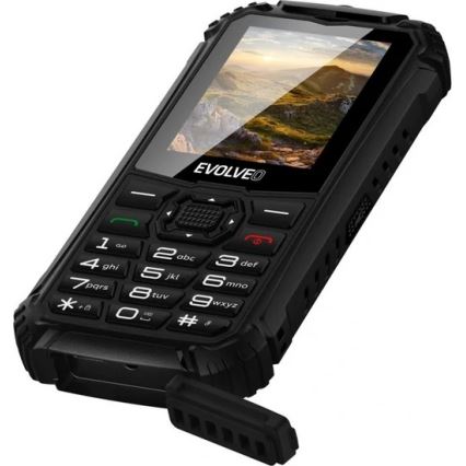 Evolveo - StrongPhone Q1 vízálló Dual SIM telefon fekete