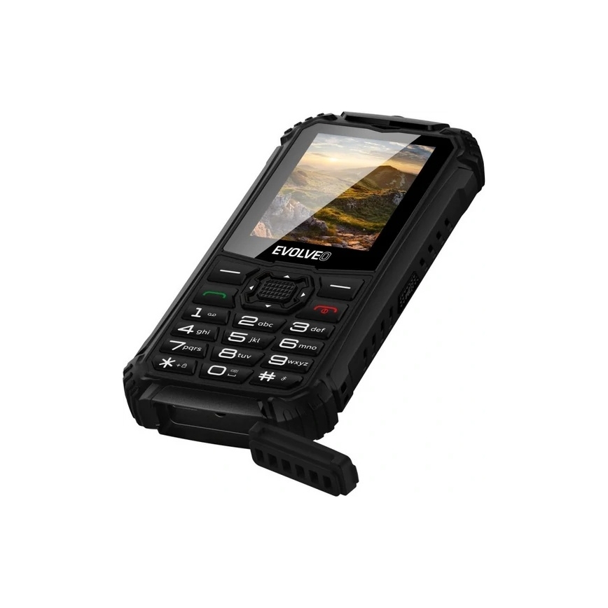 Evolveo - StrongPhone Q1 vízálló Dual SIM telefon fekete