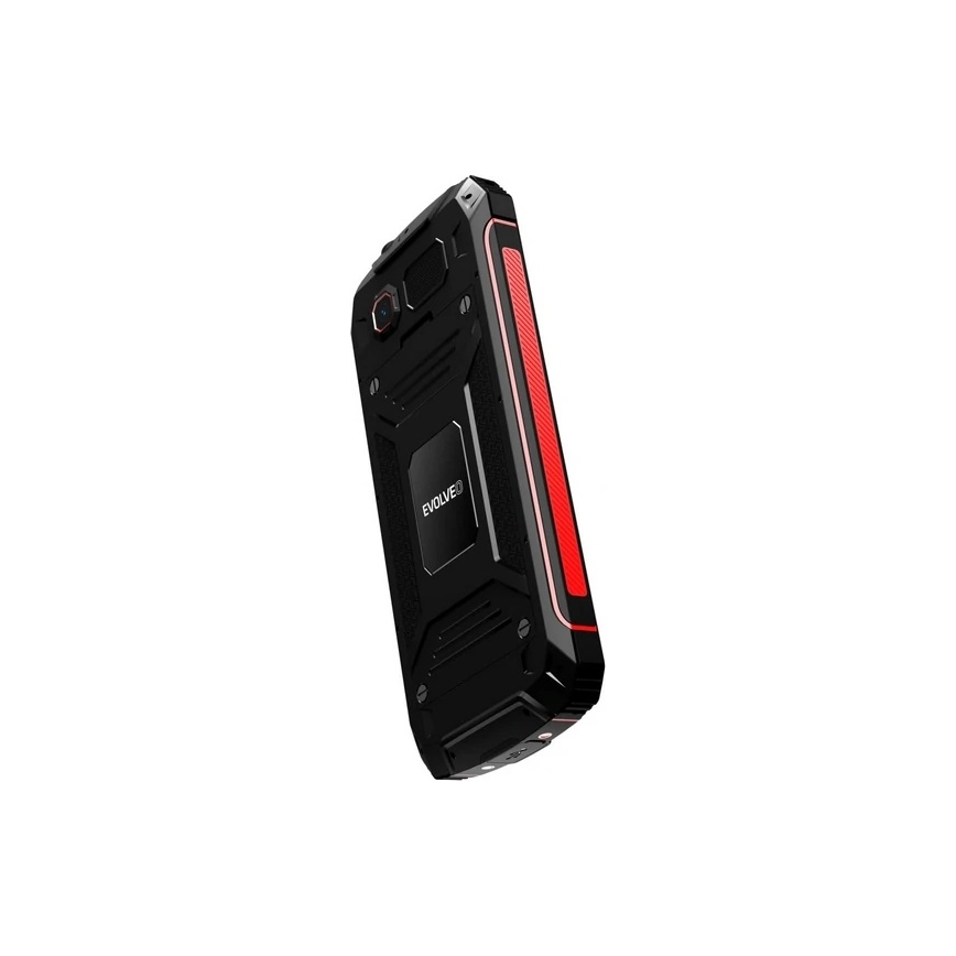 Evolveo - StrongPhone W4 vízálló Dual SIM-es telefon, fekete/piros