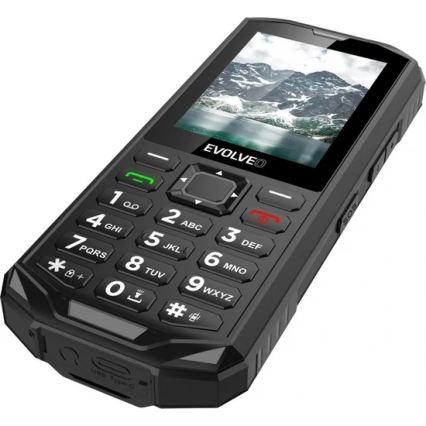 Evolveo - StrongPhone X5, vízálló Dual SIM-es mobiltelefon, fekete-szürke