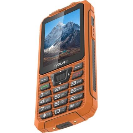 Evolveo - StrongPhone Z6 narancssárga vízálló Dual SIM telefon
