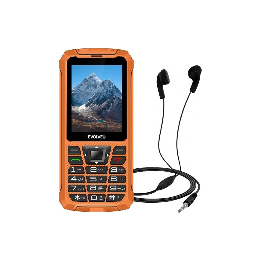 Evolveo - StrongPhone Z6 narancssárga vízálló Dual SIM telefon