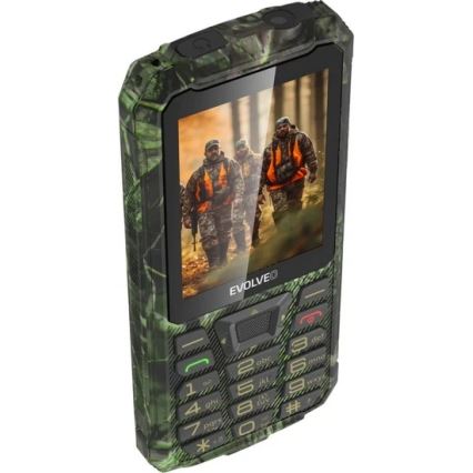 Evolveo - StrongPhone Z6 vízálló Dual SIM telefon vadászkamuflázs