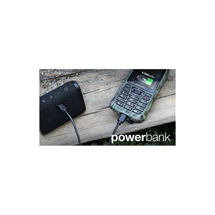 Evolveo - StrongPhone Z6 vízálló Dual SIM telefon vadászkamuflázs