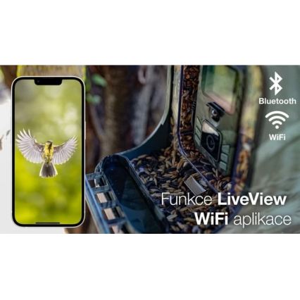 Evolveo - StrongVision BirdFeeder - okos madáretető kamerával és napelemmel
