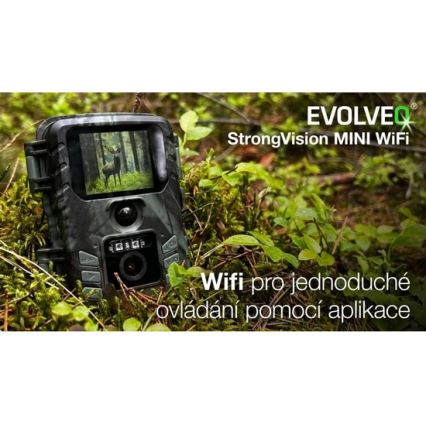 Evolveo - StrongVision MINI Wi‑Fi vadkamera/biztonsági kamera alkalmazással
