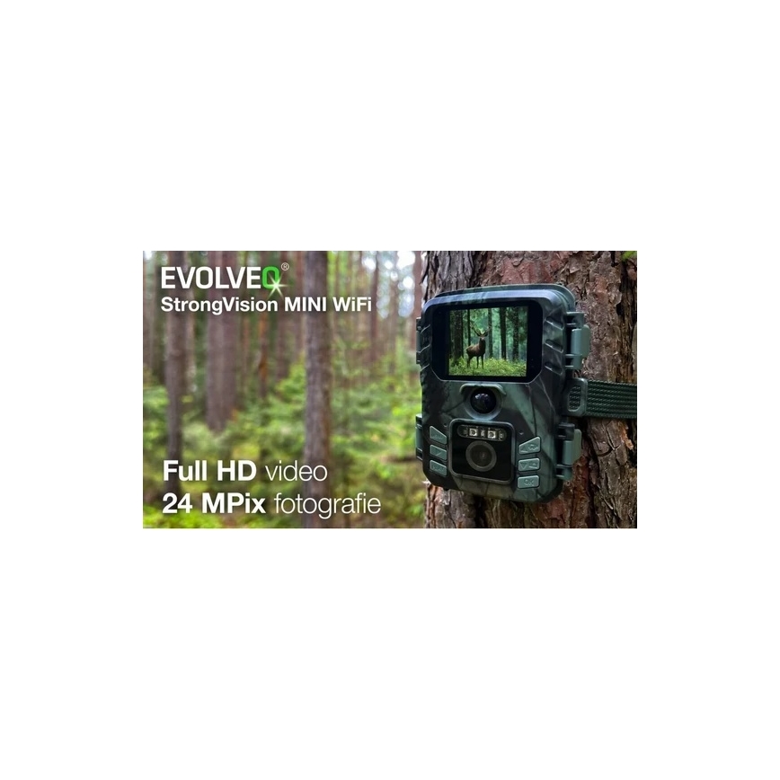 Evolveo - StrongVision MINI Wi‑Fi vadkamera/biztonsági kamera alkalmazással