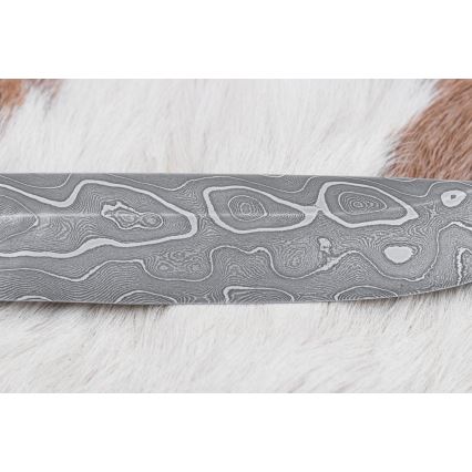 Exkluzív damaszkuszi kés 14 cm kőris