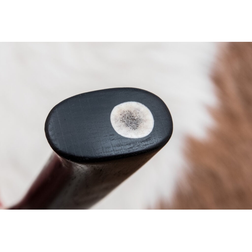 Exkluzív damaszkuszi kés 8,6 cm tölgy/tevecsont