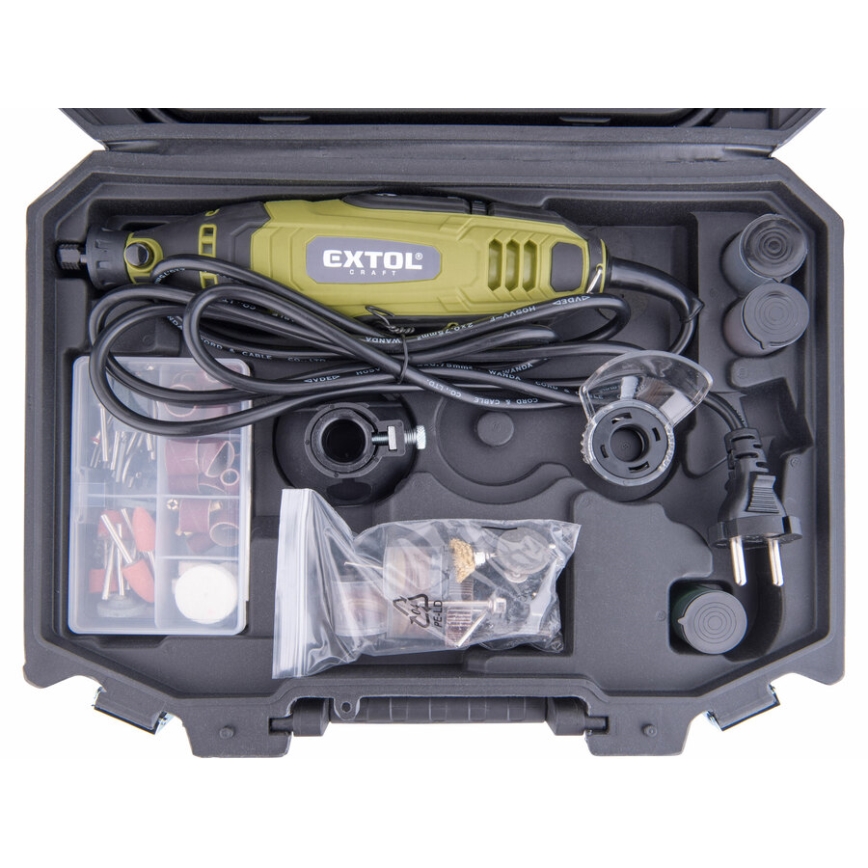 Extol - Egyenes csiszoló hajlékony tengellyel, 135 W / 230 V