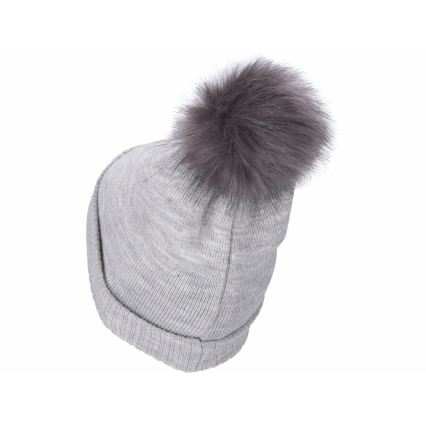 Extol - Fejlámpás sapka USB-töltéssel, 300 mAh, szürke bojttal, egy méret (UNI)