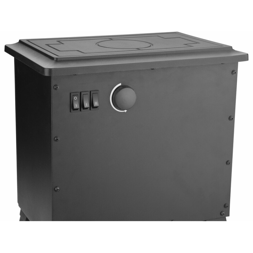 Extol - LED Elektromos kandalló fűtéssel LED/1800W/230V 40,6x35,5 cm