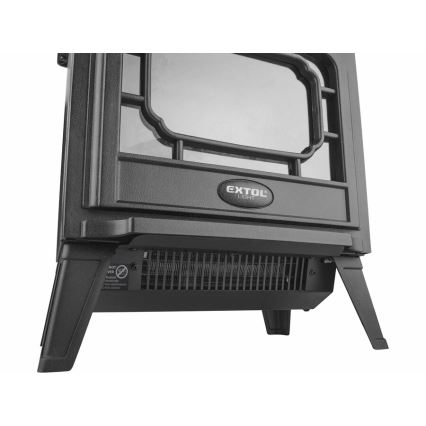 Extol - LED Elektromos kandalló fűtéssel LED/1800W/230V 40,6x35,5 cm