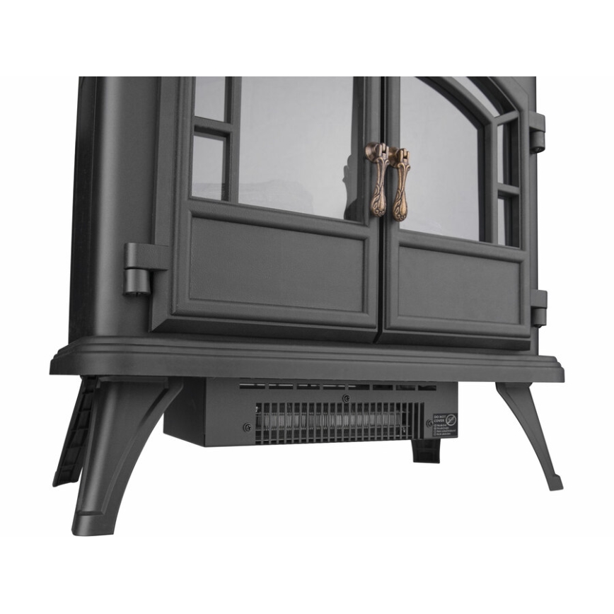 Extol - LED Elektromos kandalló fűtéssel LED/1800W/230V 54,3x52,6 cm