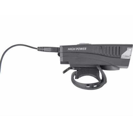 Extol - LED Tölthető zseblámpa biciklidudával LED/5W/1200 mAh/3,7V IPX4