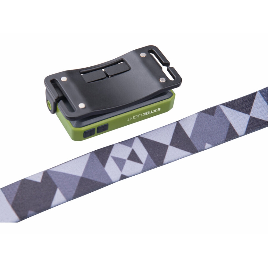 Extol - LED Újratölthető fejlámpa LED/500 mAh/3,7V IPX4