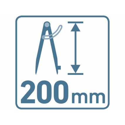 Extol Premium - Drafting/point pair of compasses 0-280 mm