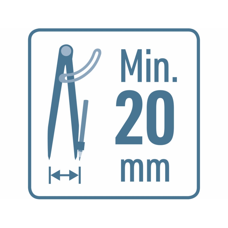 Extol Premium - Drafting/point pair of compasses 0-280 mm