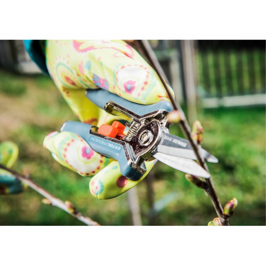 Extol Premium - Egyenes kerti olló 153 mm rozsdamentes acélból