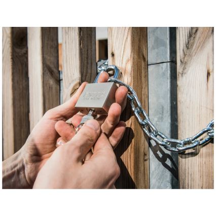 Extol Premium - Fém lakat 50 mm ezüst