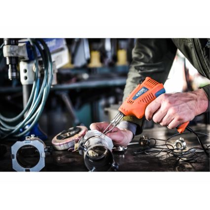 Extol Premium - Forrasztópisztoly hőmérsékletszabályozással 200W/230V