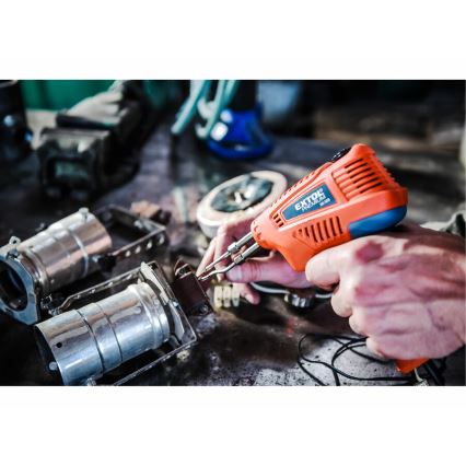 Extol Premium - Forrasztópisztoly hőmérsékletszabályozással 200W/230V