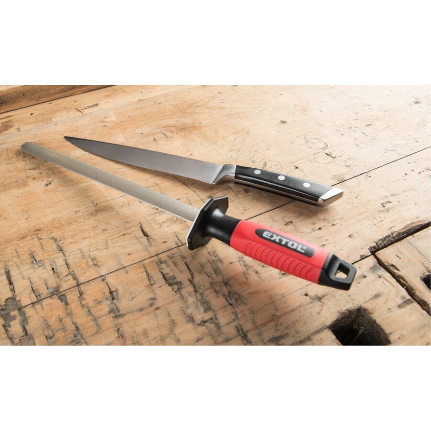 Extol Premium - Gyémántpor bevonatú fenőkő 26 cm P400