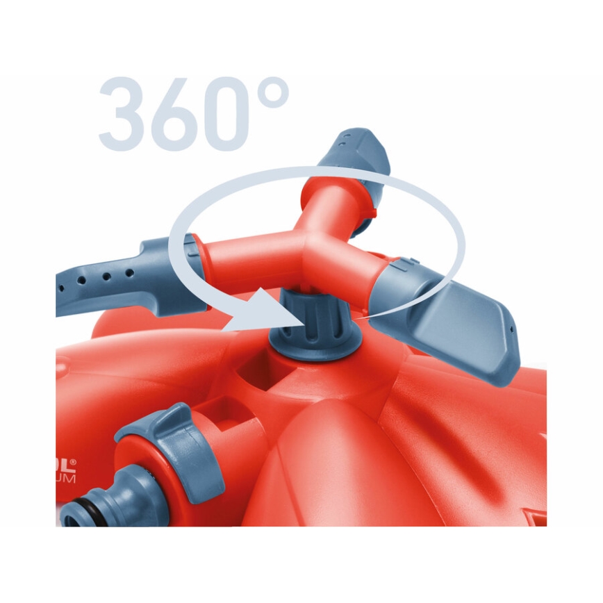 Extol Premium - Háromkaros, lefektethető kör alakú öntöző