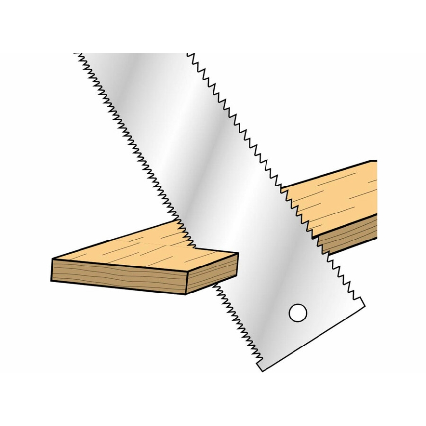 Extol Premium - Japán kétélű fűrész 253 mm