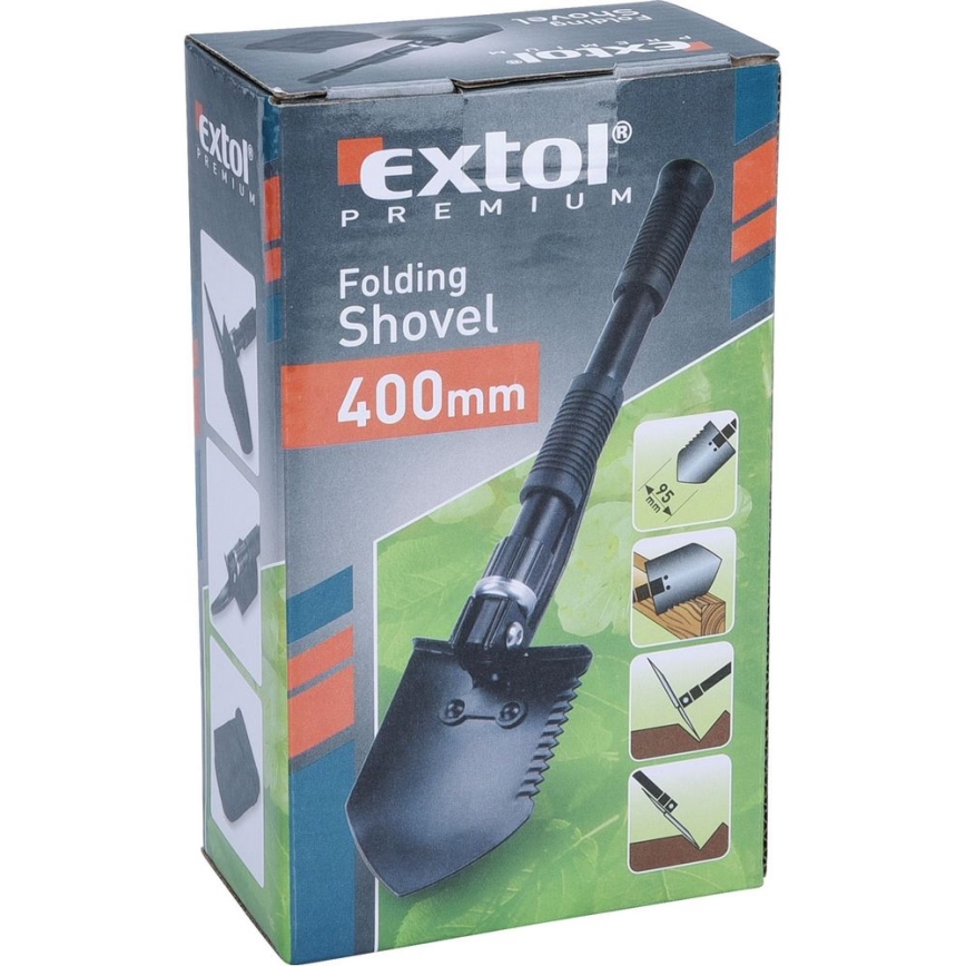 Extol Premium - Összecsukható kis lapát kapával 40 cm