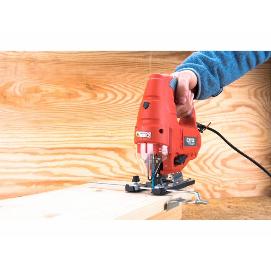 Extol Premium - Szúrófűrész lézerrel és LED világítással 800W/230V