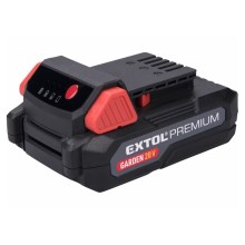 Extol Premium - Újratölthető akkumulátor 2000 mAh/20V