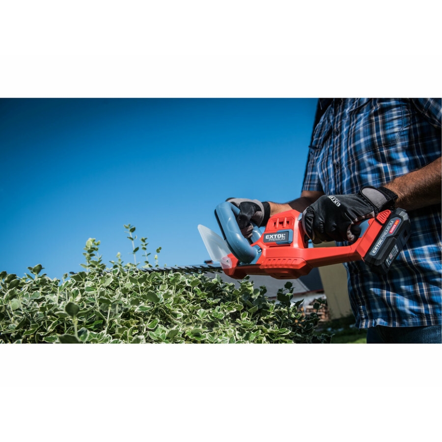 Extol Premium - Vezeték nélküli sövénynyíró 20V