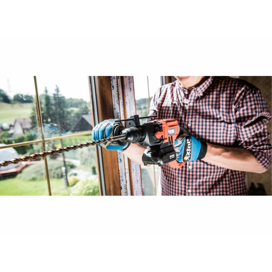 Extol Premium - Vezeték nélküli ütvefúró 2000 mAh/20V