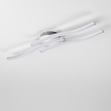 Ezüst LED mennyezeti lámpa 3xLED/6W/230V 3000K