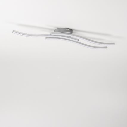 Ezüst LED mennyezeti lámpa 3xLED/6W/230V 3000K