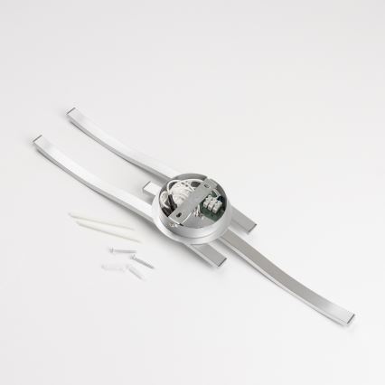 Ezüst LED mennyezeti lámpa 3xLED/6W/230V 3000K