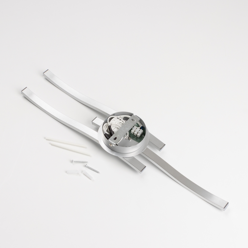 Ezüst LED mennyezeti lámpa 3xLED/6W/230V 3000K