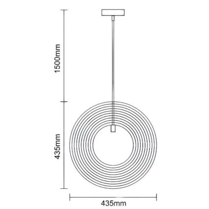 Fa csillár kötélen 1xE27/60W/230V átm. 43,5 cm tömör/furnér/bükk/kaucsukfa