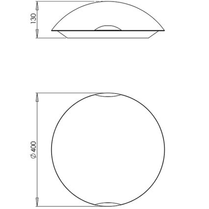 Fabas 3061/65/102 - mennyezeti lámpa KENT 2xE27/60W/230V