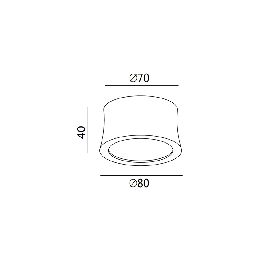 Fabas 3440/71/102 - PONZA LED spotlámpa LED/7W/230V