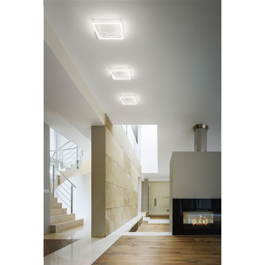 Fabas Luce 3394-23-102 - LED Dimmelhető mennyezeti lámpa BARD LED/22W/230V 4000K fehér
