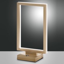 Fabas Luce 3394-30-225 - LED Dimmelhető asztali lámpa BARD LED/15W/230V arany