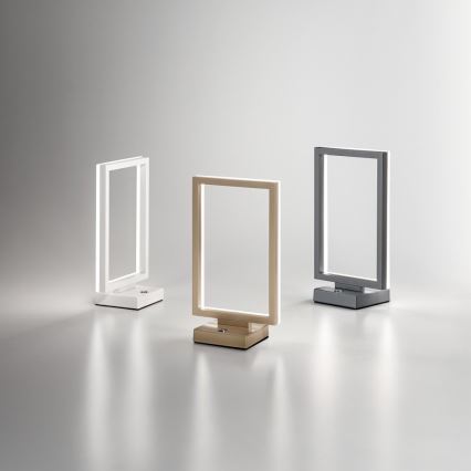 Fabas Luce 3394-30-282 - LED Dimmelhető asztali lámpa BARD LED/15W/230V antracit