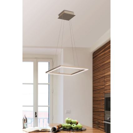 Fabas Luce 3394-40-225 - LED dimmelhető csillár zsinóron BARD LED/39W/230V arany