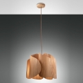 Fabas Luce 3672-40-132 - Csillár zsinóron PEVERO 1xE27/40W/230V fa