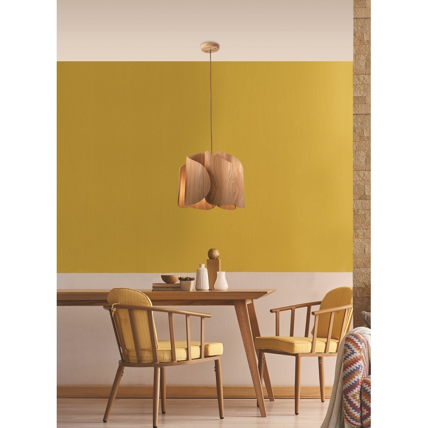 Fabas Luce 3672-40-132 - Csillár zsinóron PEVERO 1xE27/40W/230V fa