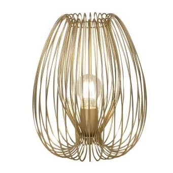 Fabas Luce 3677-34-225 - Asztali lámpa CAMP 1xE27/40W/230V arany