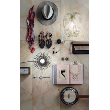 Fabas Luce 3677-45-225 - Csillár zsinóron CAMP 1xE27/40W/230V arany