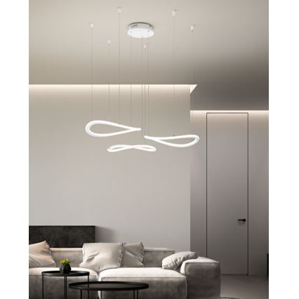 Fabas Luce 3711-47-102 - LED Csillár zsinóron TIRRENO LED/50W/230V